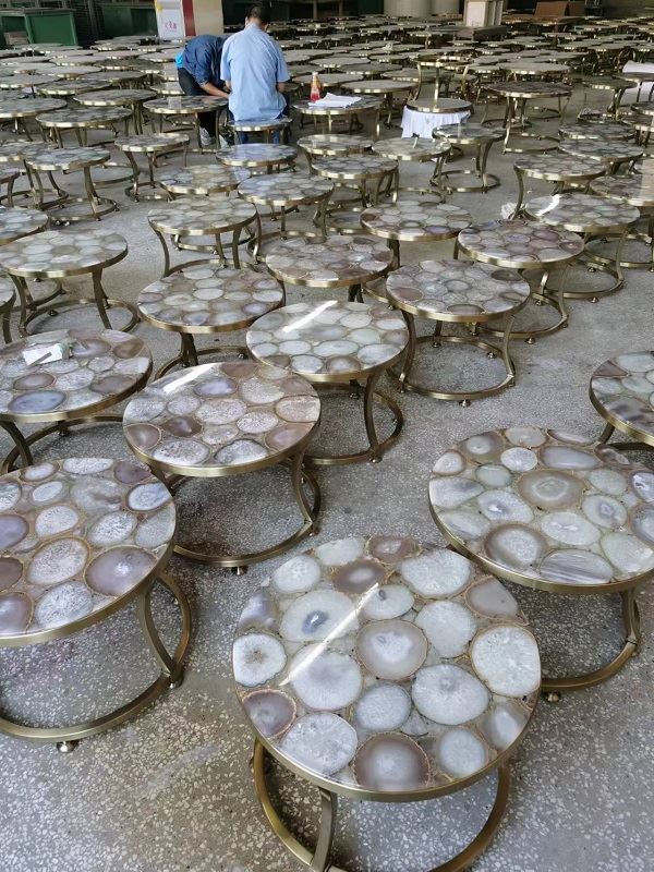 semi precious stone table