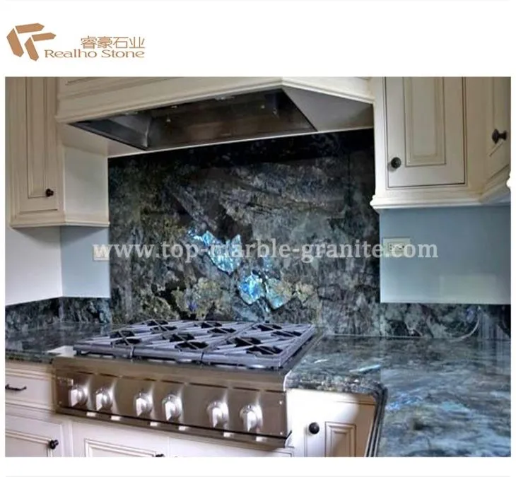 Labradorite Blue Granite Kitchen Tops