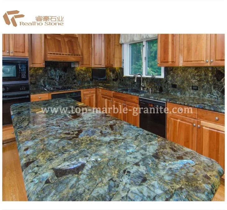 Labradorite Blue Granite Island