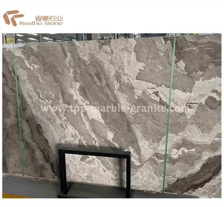 Van Gogh Grey Marble Slab Polished